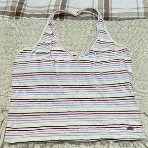 Hollister cropped tank top size large